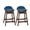 Multi-color, variant on Liberty Furniture Space Savers 24 Inch Counter Chair - Green (RTA)-Set of 2