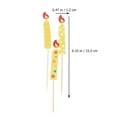 thumbnail image 2 of Minkissy 50Pcs Paper Candle Decoration Assorted Color Cake Insert Party Atmosphere 6.1x0.5in, 2 of 8