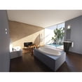 thumbnail image 2 of Malibu Home Daytona Oval Soaking Bathtub 60"x 36"x 22" in Biscuit, 2 of 5