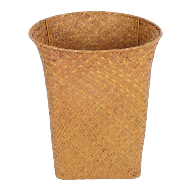 1 cesta de regalo decorativa, soporte de almacenamiento creativo, contenedor de ramo de paja