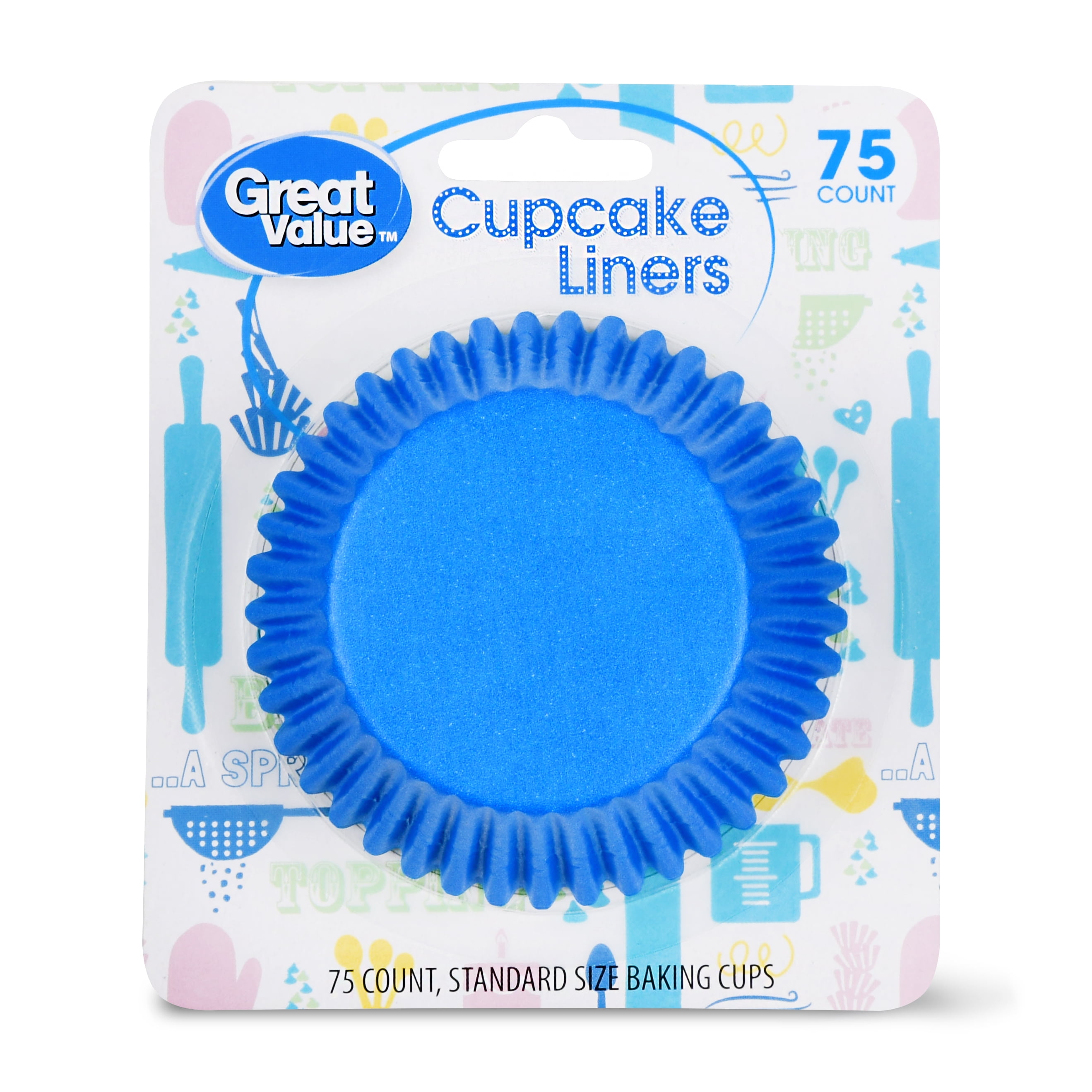 Great Value Cupcake Liners Assorted Colors 75 Count Walmart Inventory