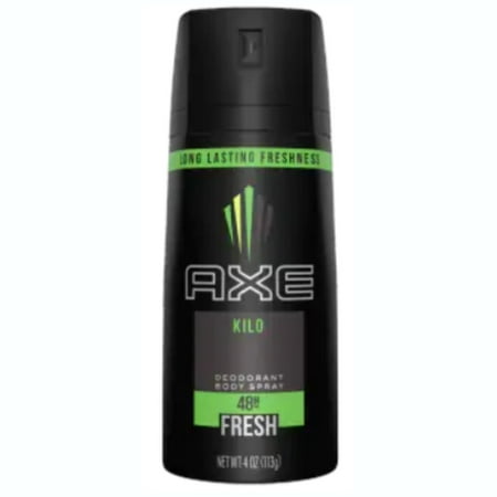 2 Pack - Axe Kilo Deodorant Body Spray 4 oz