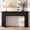 Black 1.4m, variant on OMCMUU 55" Console Table with 2 Drawers, Fluted Entryway Table with Storage, Heavy Duty Sofa Table Behind Couch, Mid Century Hallway Table (Black)