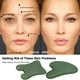 thumbnail image 4 of Paquete de 2 Gua Sha Board Jade Stone Guasha Raspado Masaje TFixol Rascador Guasha, 4 of 7