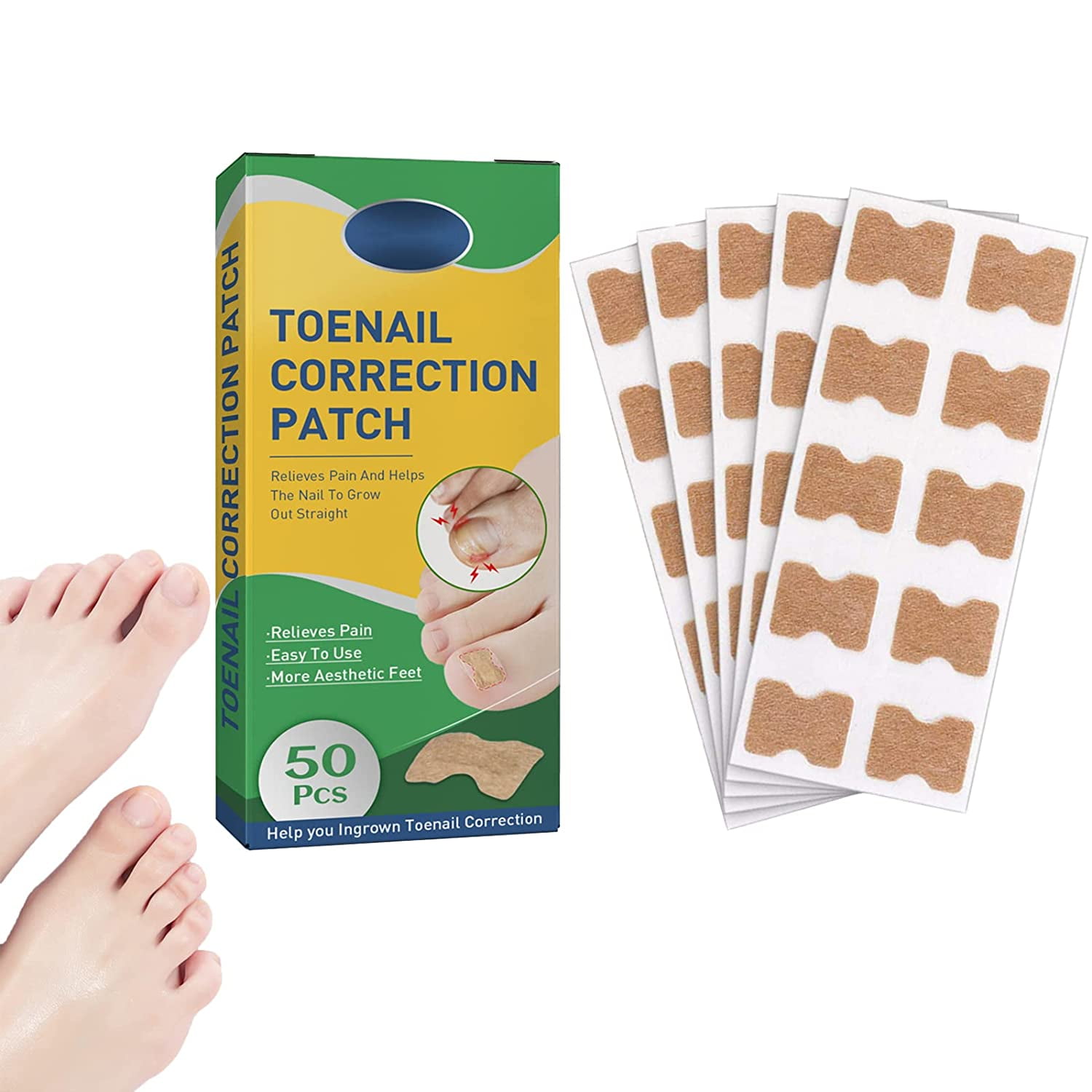 Ingrown Toenail Treatment, Ingrown Toenail Corrector Patch Professional