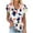 Multicolor, variant on OAVQHLG3B Womens Summer Tops Casual Short Sleeve Print V-Neck T-Shirt Loose Casual Summer Tee Tops