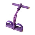 thumbnail image 2 of Ethern Foot Pedal Resistance Band Exercise Band Multifunction Full Body Workout Elastic Purple Six Tube, 2 of 9