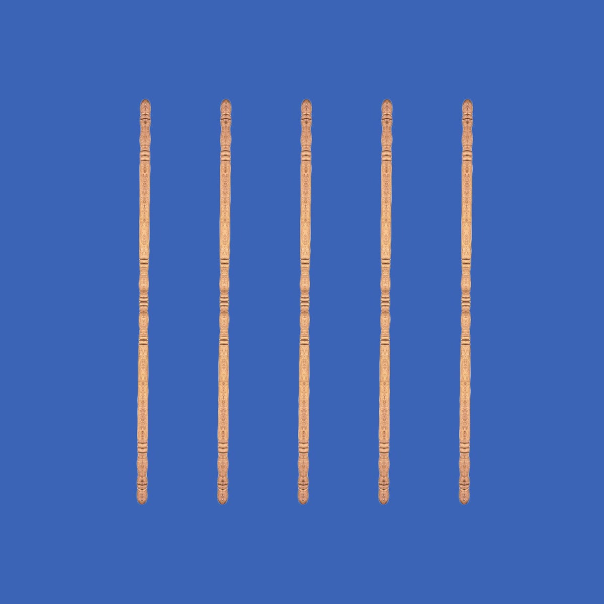 Light Hardwood Corner Protector Guard 1" D Unfinished Sanded Ready to Paint Baby Safety Corners Renovators Supply - Pack of 5
