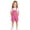 Hot Pink#9527, variant on Girl'S Short Bib Overalls Baggy Shortalls for Girl Dot Graphic Adjustable Strap Suspenders Shorts With Pocket