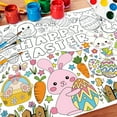 thumbnail image 6 of Happy Easter Coloring Poster, 31.5x43.3 Inch Disposable Paper Tablecloth for Children's Party, Kids Craft, Doodle Activity, Easter Celebration, 6 of 8