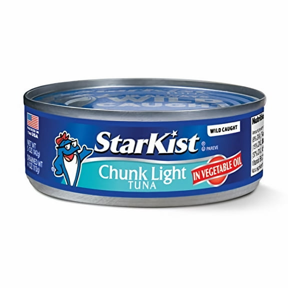 Starkist Chunk Light Tuna in Vegetable Oil 5 oz (Pack of 5)
