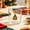 A, variant on 3.34 inch Christmas Themed Glass Cup, Festive Holiday Drinkware for Hot/Cold Beverages, Compact Size, Versatile Tabletop Decor & Practical Gift