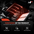 thumbnail image 4 of A-Premium Engine Air Filter Cleaner Box Housing Compatible with Toyota Corolla 2020 2021, 1.8L, 4 of 6