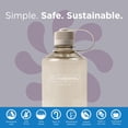 thumbnail image 2 of Nalgene Sustain Tritan BPA-Free Water Bottle Made with Material Derived from 50% Plastic Waste (using ISCC certified mass balance), 32 OZ, Narrow Mouth, Cotton, 2 of 3