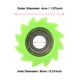 thumbnail image 3 of Tensor de Rodillo de Cadena de Motocicleta, Guía de Rueda de Polea Tensora de Rodillo de Cadena de 8 mm para bicicleta kawa saki kx250f kx450f 2006-2016, 3 of 7