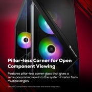 iBUYPOWER Slate Gaming PC Desktop, Intel Core i7 14700F, NVIDIA GeForce RTX 5060Ti 8GB, 32GB DDR5 RGB RAM, 1TB NVMe SSD
