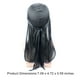 thumbnail image 5 of Tapón Silky Cap Bonnet Headwraps con la elasticidad de la moda de la cola larga Flexible ajustable para los ciclistas Hip-Hop Lovers Daily Decoration Black Navy Edge Inevent AP008480-09B, 5 of 5
