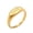 Gold, variant on Women's Stainless Steel Oval Signet Ring Engraved with 11:11 Angel Number Minimalist Statement Band Silver Size 8
