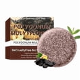 thumbnail image 2 of Hair Darkening Shampoo Bar, Polygonum Essence Natural Hair Darkening Soap for Gray Hair, Mild 60g Solid Shampoo Bar for Men Women, Restore Natural Hair Color with Herbal Ingredients, 2 of 9