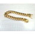 thumbnail image 4 of 24K Gold bracelet 12MM Cuban Link Gold filled Bracelet for Men Women Wife Husband Gift for him Diamond Cut, 4 of 5