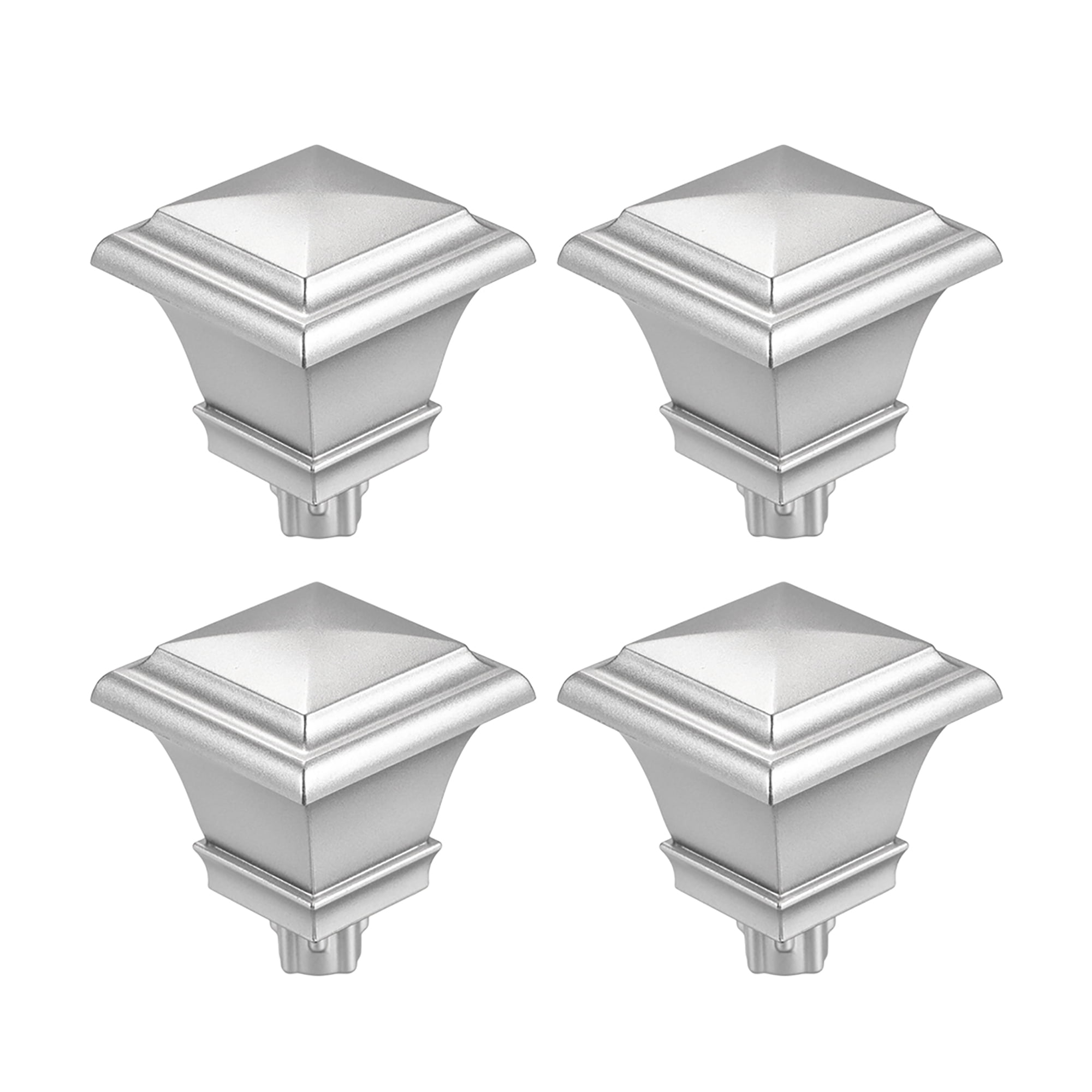 Curtain Rod Finials Plastic End, Fit For 21mm Hole Diameter (Max.) Rod