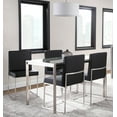 thumbnail image 3 of Fuji High Back Dining Set - 5 Piece, Small Dining Table Set for 4, Kitchen Table Chairs Set of 4, Kitchen & Dining Room Sets, Kitchen Table Sets, Dining Room Table Set for 4, 3 of 6