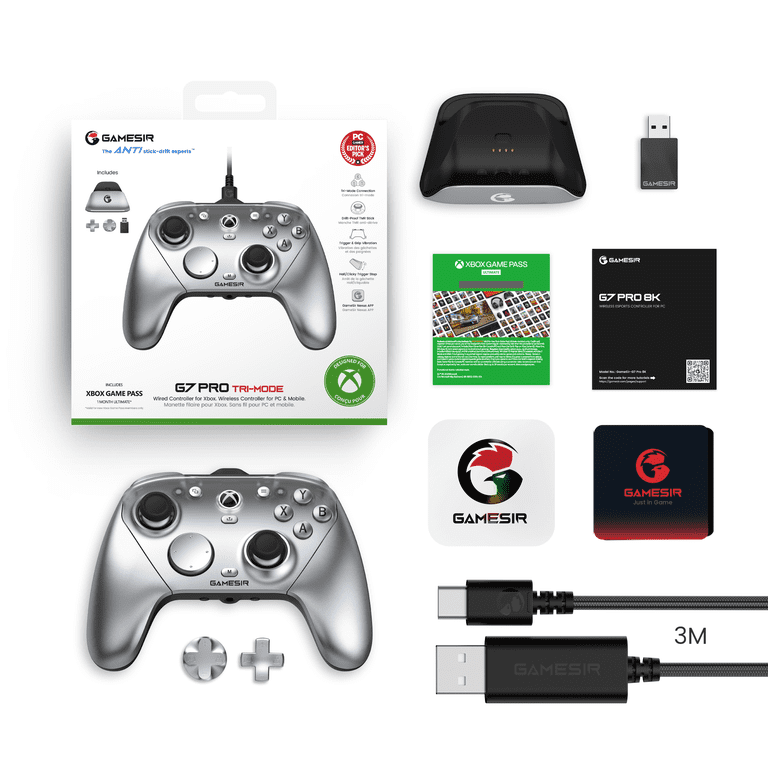 GameSir G7 Pro Tri-Mode Wireless Wired Controller for Xbox, PC