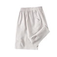 thumbnail image 4 of Amidoa Elastic Waist Girl Shorts Wide Leg With Pockets High Waisted Summer Casual Baggy Shorts,Gray,5-6 Years, 4 of 7