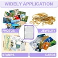 thumbnail image 4 of Artrylin Sticker Organizer Binder Sticker Storage Display Book Reusable Sticker Book Collecting Album Sticker Keeper Holder Organizer with 80 Pockets and Zipper Closure, Sticker Not Included (Purple), 4 of 6