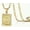 B, variant on PULABO Jewelry Initial Pendant Necklace for Men Womens, 14K Gold Plated Square Letter Capital Necklace Alphabets from A-Z Figaro Chain Necklace