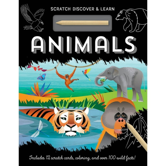 Scratch, Discover & Learn Animals, (Hardcover)