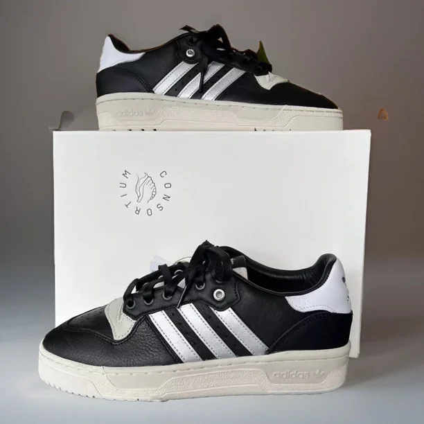 Ad-id-as Rivalry Low Consortium Black ID7389 Size 8 Men’s Shoes Limited Edition