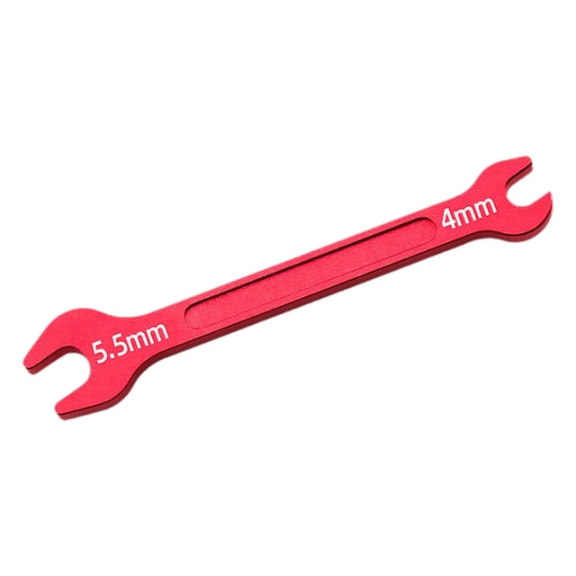 arctrm Open End Wrench RC Car Open End Wrench Aluminum Alloy Model Car Pull Rod Linkage Red