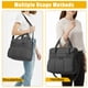 thumbnail image 5 of Bolsa de Almuerzo Térmica de 12.5 QT con Doble Compartimento y Diseño Acogedor, Ideal para Trabajo, Escuela o Picnic, Negro, 5 of 8