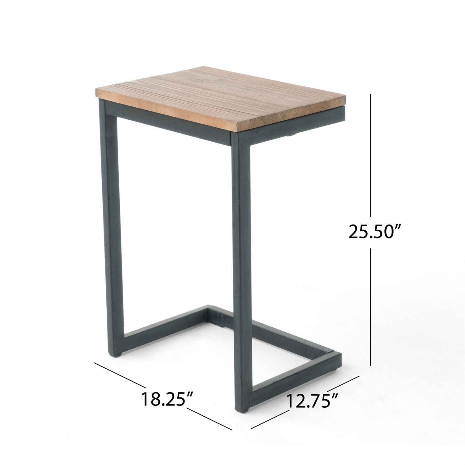 Kepooman Modern C Shaped Nesting Coffee Table, Round Table, Accent Tables for Living Room, Balcony, Garden, L Size Kepooman Modern C Shaped Nesting Coffee Table, Round Table, Accent Tables for Living Room, Balcony, Garden, L Size