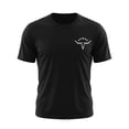 thumbnail image 3 of YUGYXL Shirts for Men Cowboys Letter Print T Shirt Vintage Rodeo Graphic Tee Summer Short Sleeve Tee Top Black S, 3 of 6