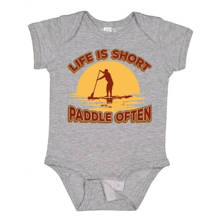 

Inktastic Stand Up Paddle Boarding Paddle Often Boys or Girls Baby Bodysuit