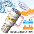 thumbnail image 3 of Mom's Perfect Present Gift: 40oz Tumbler with Straw, Insulated Stainless Steel Cup, Vacuum Technology, Keeps Drinks Cold, Ideal Mother's Day Gift for Her, Grandma, 3 of 5