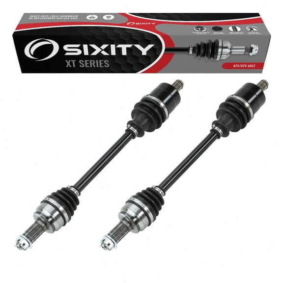 2 pc Sixity XT Front Left Right Axle compatible with Polaris Sportsman 850 HO 2014 - A14ZNH8EAB C I M P S XP EPS HO 4X4