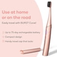 thumbnail image 4 of Cepillo de dientes eléctrico Burst Curve Sonic para adultos Rose Gold, 4 of 6