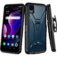 thumbnail image 1 of DALUX V Hybrid Kickstand Holster Phone Case Compatible with Cricket Wireless TCL 30 Z / 30 LE / T602DL (2022) - Solid Dark Teal, 1 of 3
