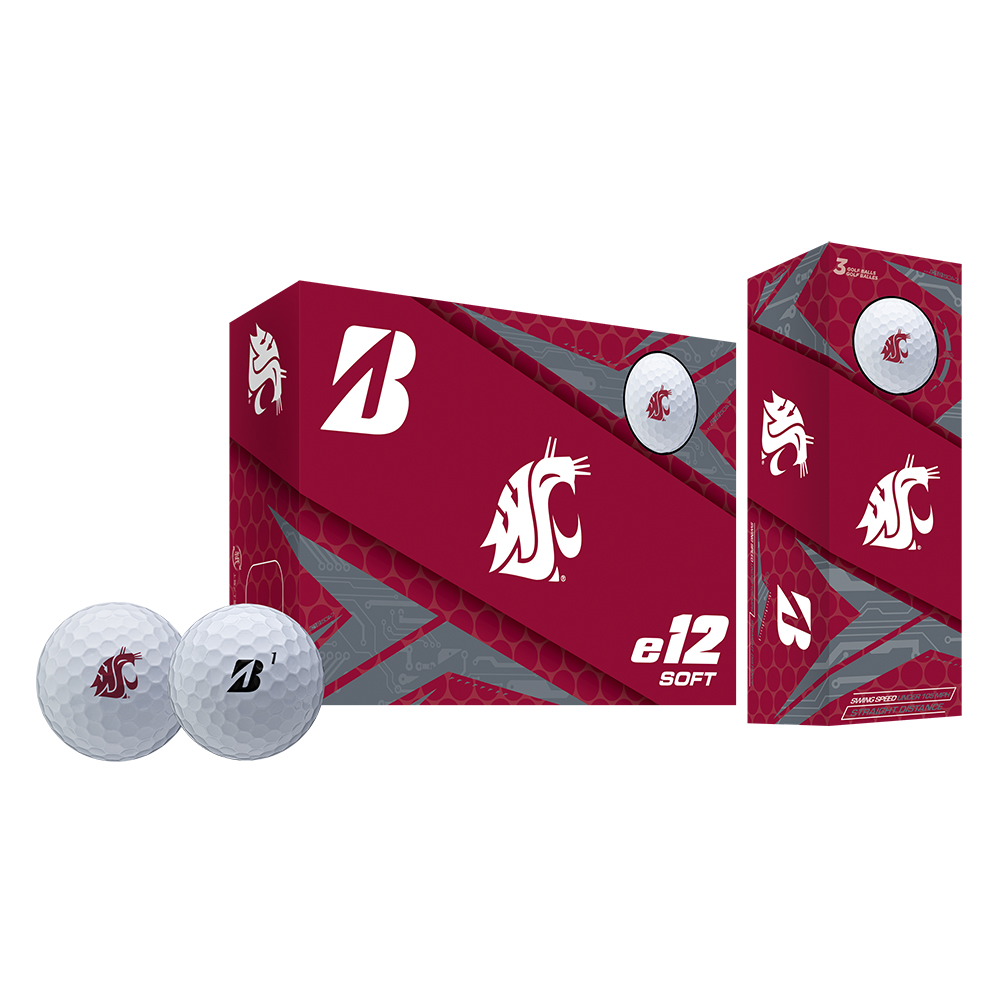 Bridgestone Golf 9CWYNCAWS Washington State Cougars e12 Soft Golf Balls