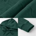 thumbnail image 6 of Axiiglly Hoodies for Men Drawstring Long Sleeve Green Pullover Sweatshirt with Pockets Casual Trendy Big & Tall Hoodies S-3XL, 6 of 6