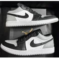 thumbnail image 3 of Ni - ke Ni - ke Air Jordan 1 Low Light Smoke Grey Shadow Toe Mens 11 Black White 553558-052, 3 of 5