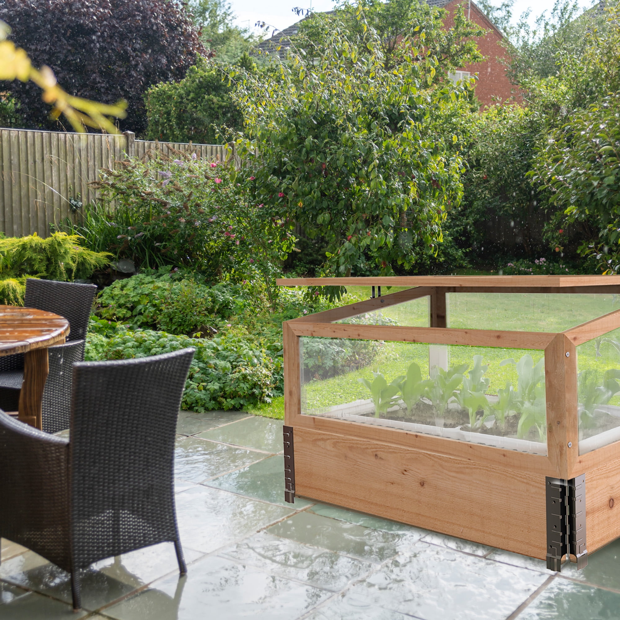 Wooden Frame Greenhouse
