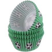100 Count Cupcake Liners Soccer Cupcake Cups Standard Size Muffins Liners Papers Baking Cups Wrappers Greaseproof for Party Wedding Birthday$$Home Decor, Kitchen, & Other