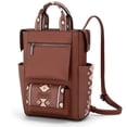 thumbnail image 5 of Wrangler Aztec Women Backpack Purse Convertible Fashion Ladies Anti Theft with Adjustable Strap, Dark Brown, 5 of 6