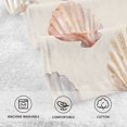 thumbnail image 5 of Yayeee 2 Pack Hand Towels for Bathroom 100% Cotton 16" x 28" Soft Absorbent Kitchen Towel, Purple Seashell, 5 of 7