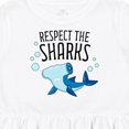 thumbnail image 4 of Inktastic Respect the Sharks Cute Hammerhead Shark Girls Toddler Dress, 4 of 5