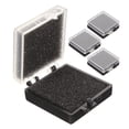 thumbnail image 1 of Raindrops 4Pcs Anti Static Electronic Component Storage Box with Protective Foam for Chip Organization Black, 1 of 8